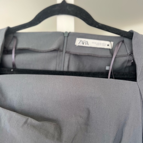 Zara Charcoal Long-Sleeve Dress - Picture 4 of 7